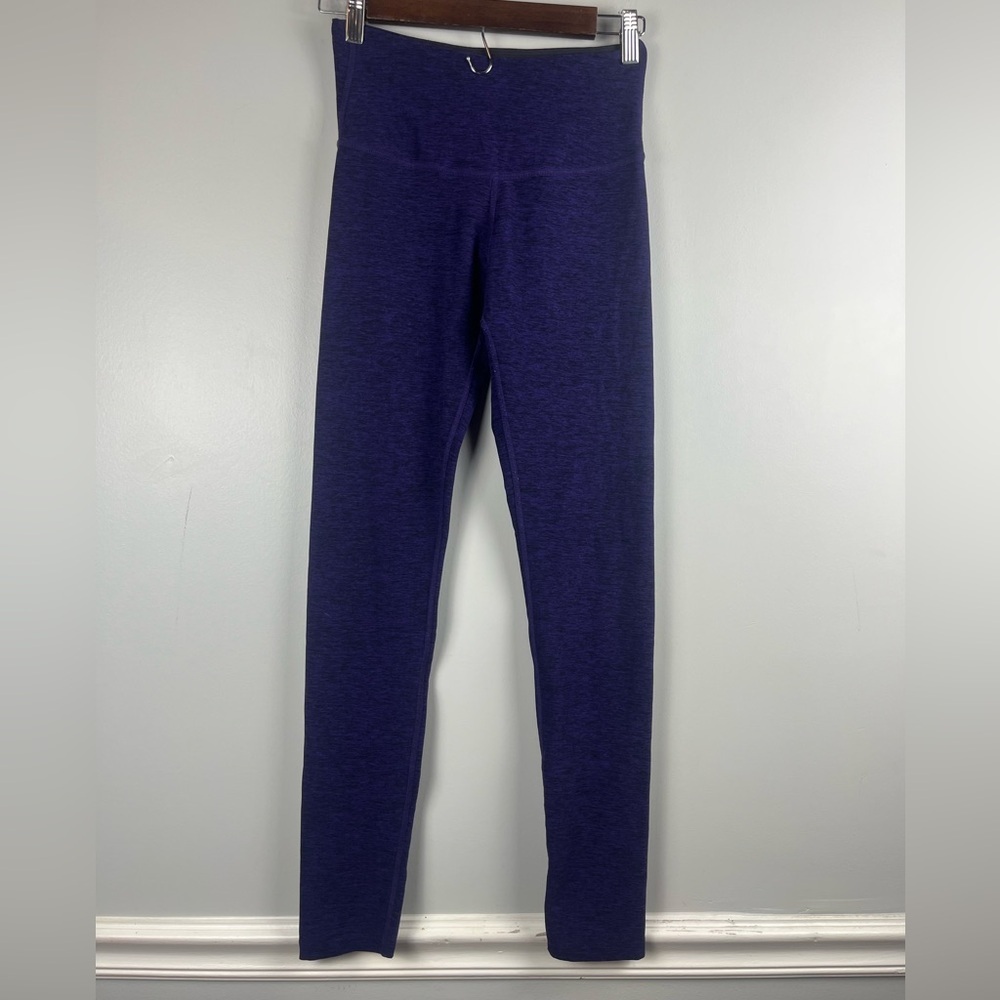 Beyond Yoga Spacedye Caught in the Midi High Waisted Legging purple Size Medium